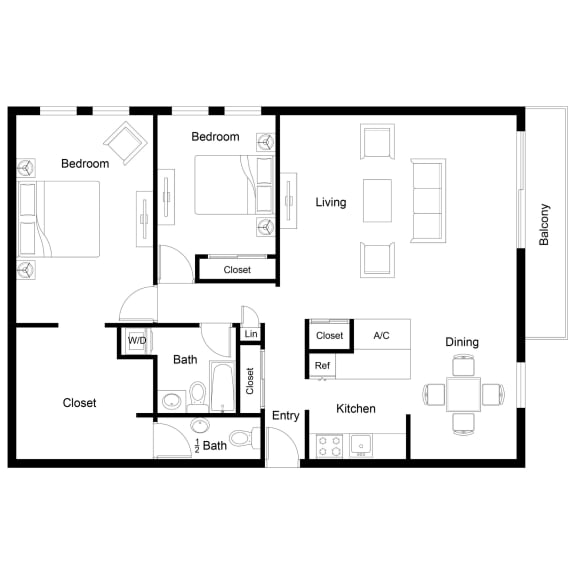 Spacious Apartments for Rent in Ballston Arlington VA Floor Plans